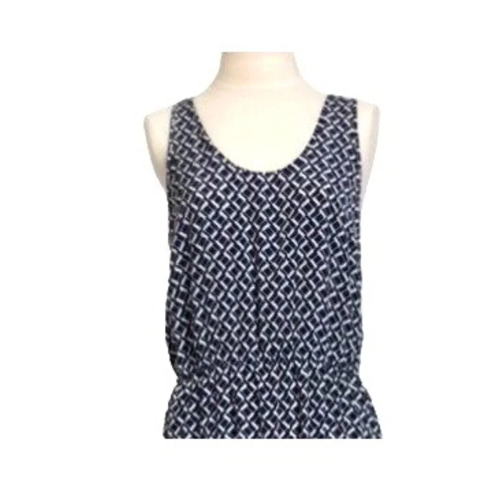 Banana Republic Geometric Spaghetti Sleeveless Maxi Dress Size:8 - Picture 2 of 13
